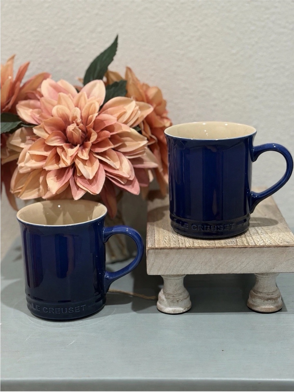 Le Creuset Stoneware Vancouver
Coffee Mugs 14oz / 400ml ~ INDIGO ~
Set of 2